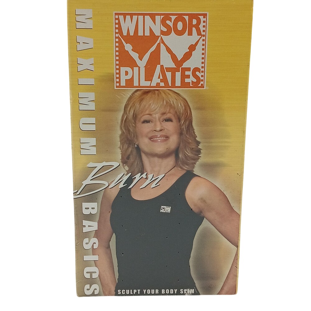 Winsor Pilates Maximum Burn Basics VHS Workout Video Mari Winsor Fitness